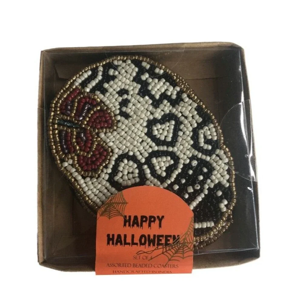 Nantucket beaded skull